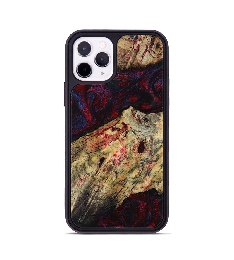 iPhone 11 Pro Wood Phone Case - Adyson (Red, 819033)