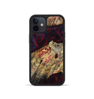 iPhone 12 mini Wood Phone Case - Adyson (Red, 819033)