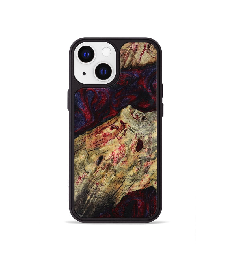 iPhone 13 mini Wood Phone Case - Adyson (Red, 819033)