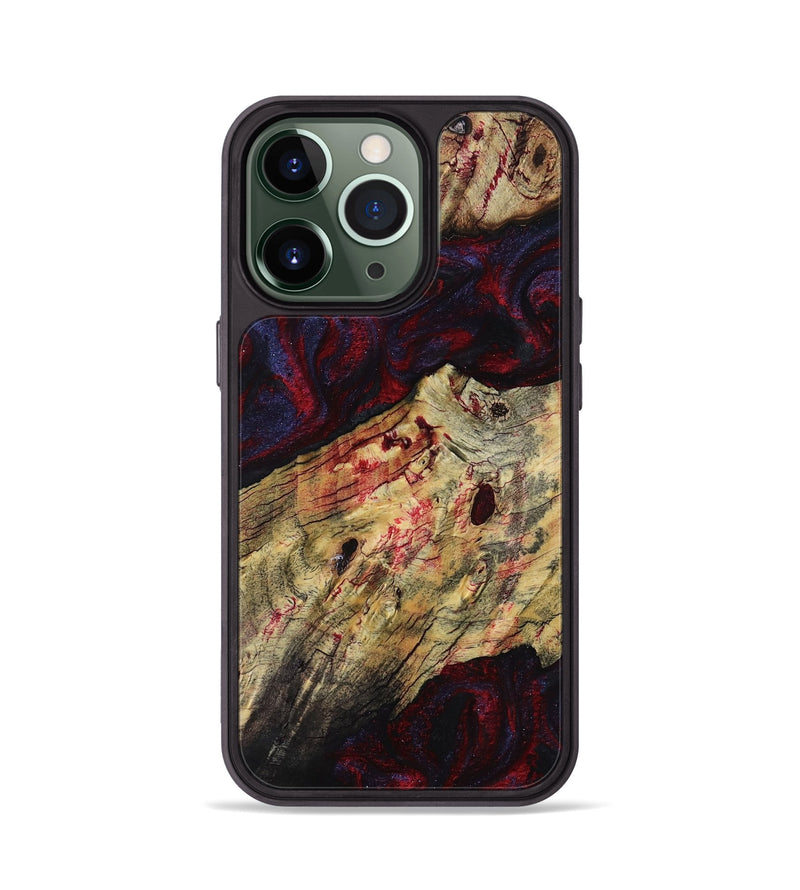 iPhone 13 Pro Wood Phone Case - Adyson (Red, 819033)
