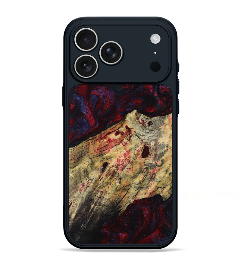 iPhone 17 Pro Max Wood Phone Case - Adyson (Red, 819033)