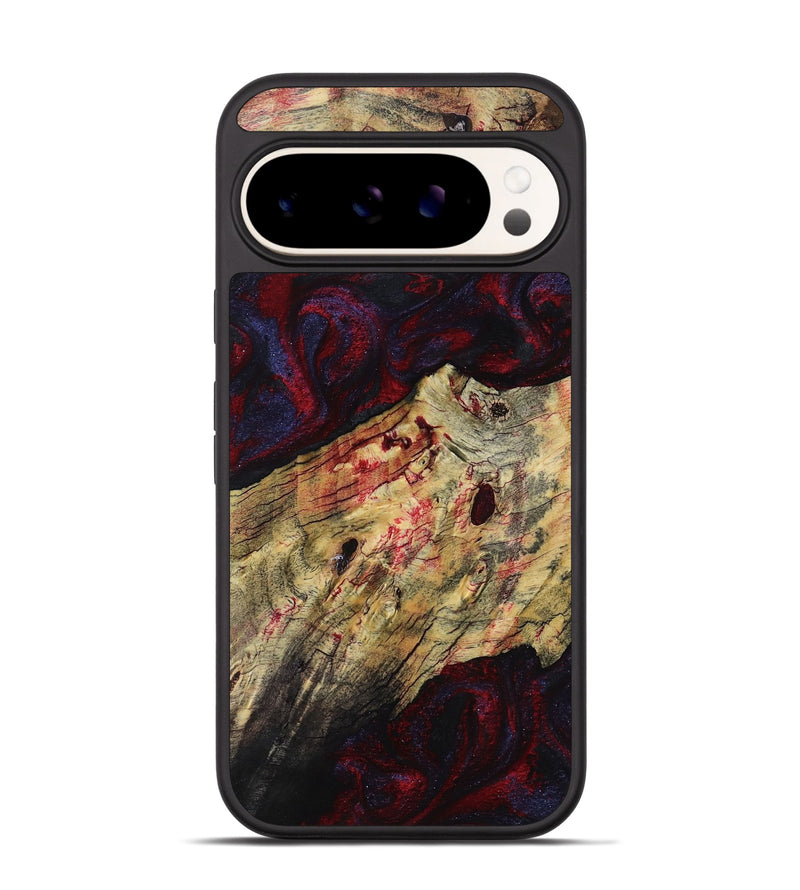 Pixel 9 Wood Phone Case - Adyson (Red, 819033)