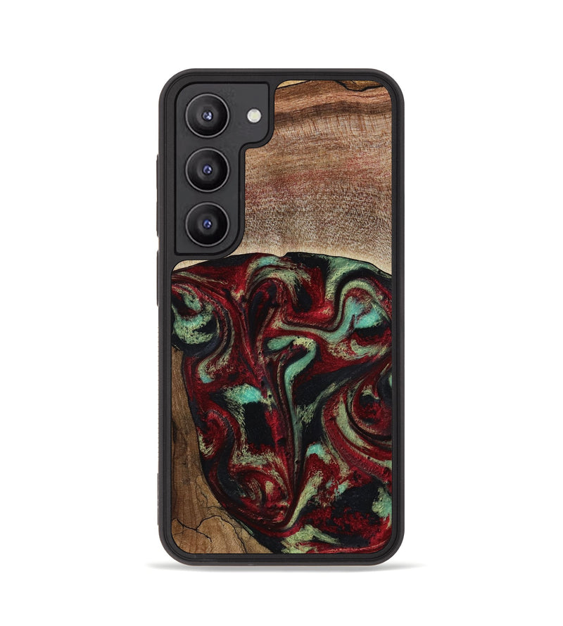 Galaxy S23 Wood Phone Case - Arianna (Red, 819034)