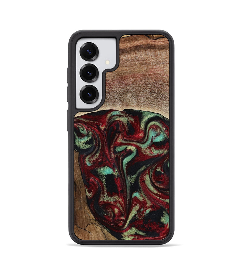 Galaxy S25 Wood Phone Case - Arianna (Red, 819034)
