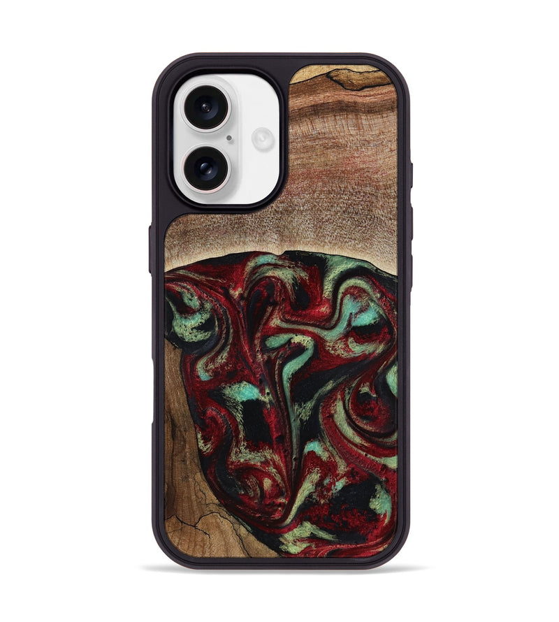 iPhone 17 Wood Phone Case - Arianna (Red, 819034)
