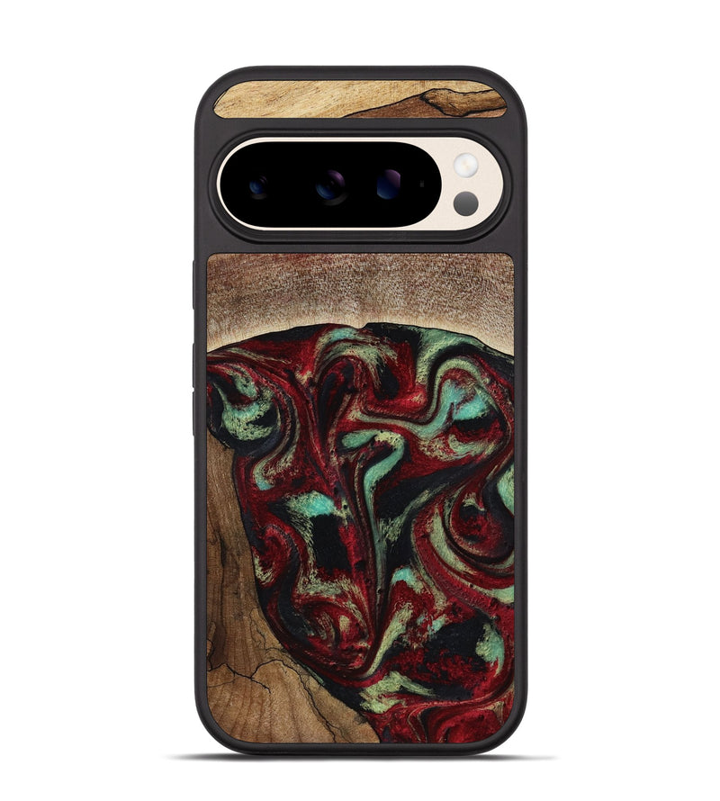 Pixel 10 Pro Wood Phone Case - Arianna (Red, 819034)