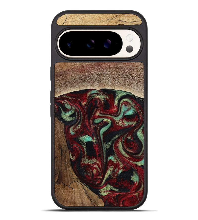 Pixel 9 Pro XL Wood Phone Case - Arianna (Red, 819034)