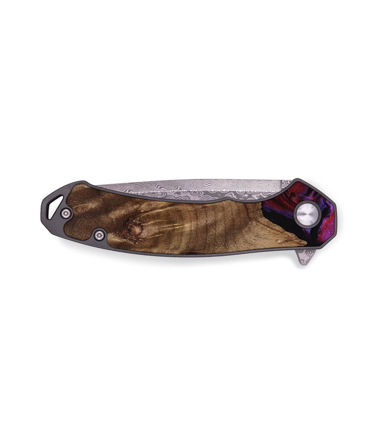 EDC Wood Pocket Knife - Royal (Red, 819036)