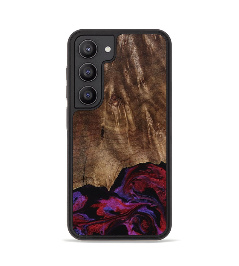 Galaxy S23 Wood Phone Case - Royal (Red, 819036)