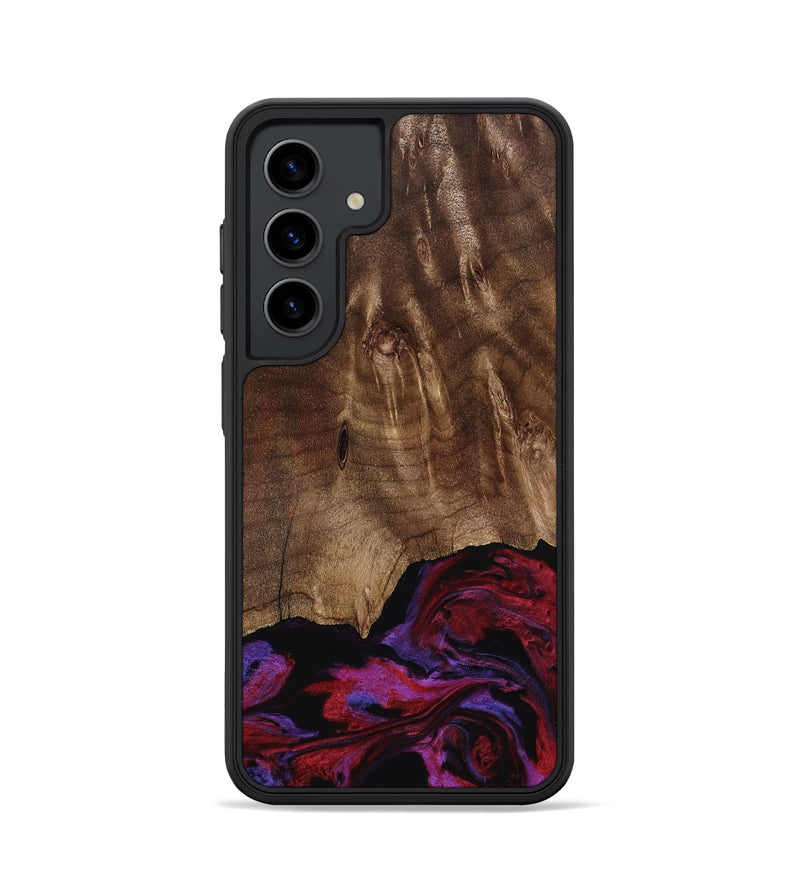 Galaxy S24 Wood Phone Case - Royal (Red, 819036)