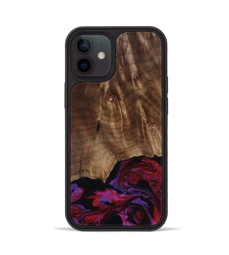 iPhone 12 Wood Phone Case - Royal (Red, 819036)