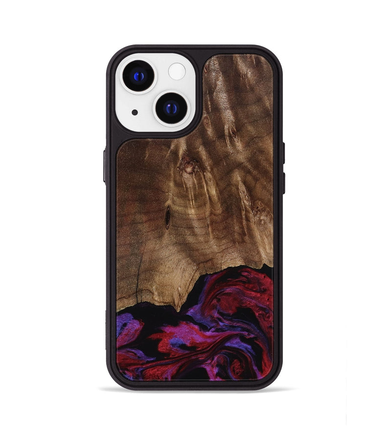 iPhone 13 Wood Phone Case - Royal (Red, 819036)