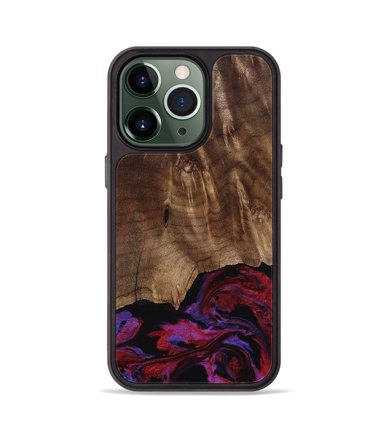 iPhone 13 Pro Wood Phone Case - Royal (Red, 819036)