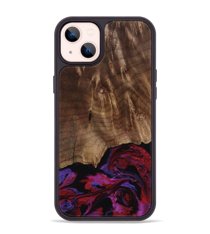 iPhone 14 Plus Wood Phone Case - Royal (Red, 819036)