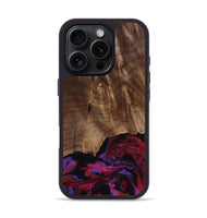 iPhone 16 Pro Wood Phone Case - Royal (Red, 819036)
