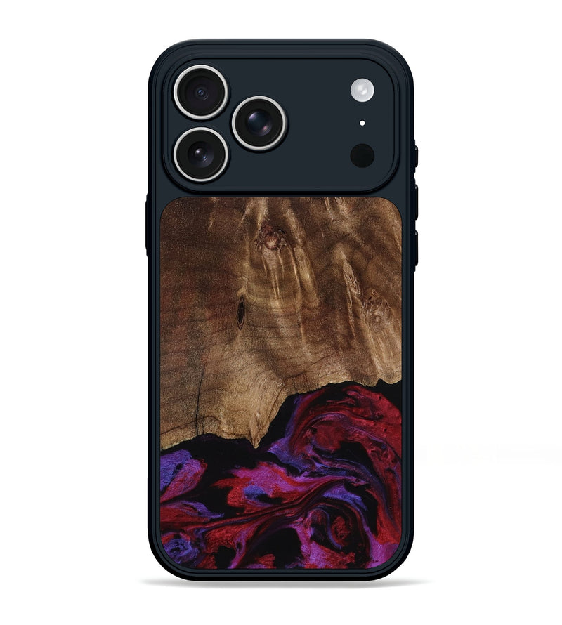 iPhone 17 Pro Max Wood Phone Case - Royal (Red, 819036)