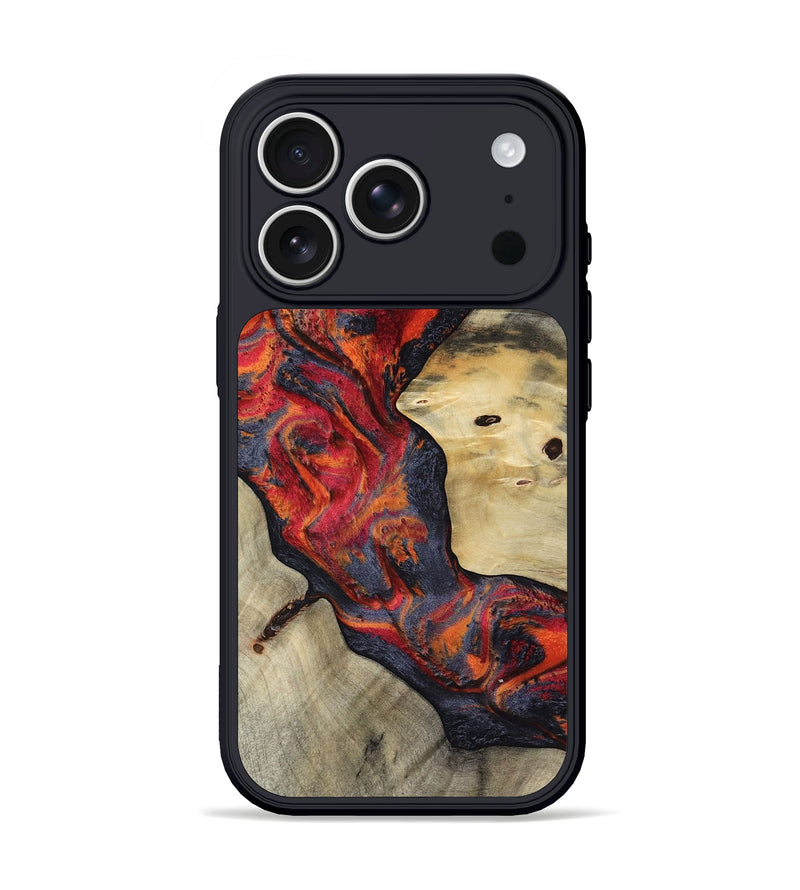 iPhone 17 Pro Wood Phone Case - Clemmie (Red, 819039)