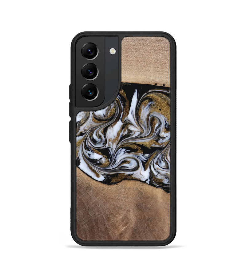 Galaxy S22 Wood Phone Case - Dante (Black & White, 819042)