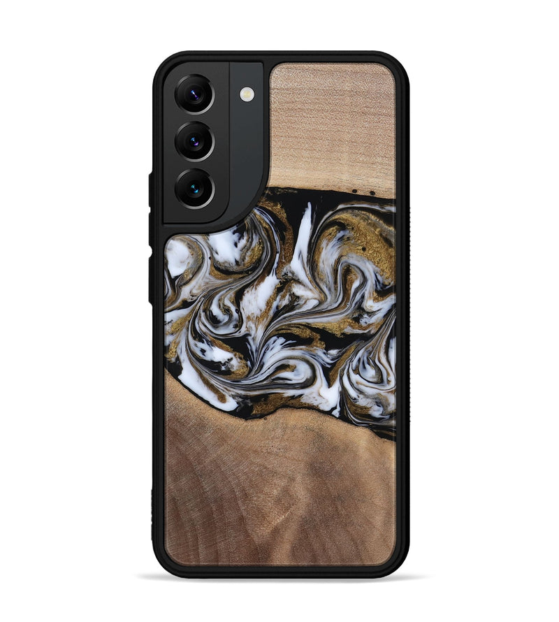 Galaxy S22 Plus Wood Phone Case - Dante (Black & White, 819042)