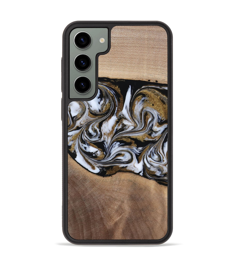 Galaxy S23 Plus Wood Phone Case - Dante (Black & White, 819042)
