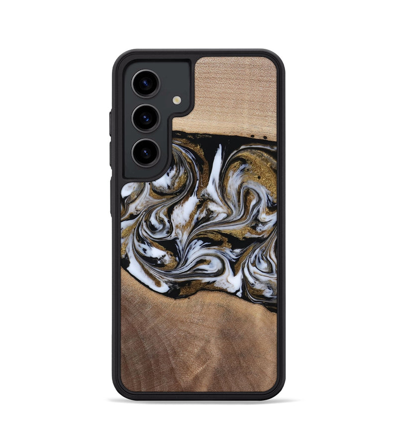 Galaxy S24 Wood Phone Case - Dante (Black & White, 819042)