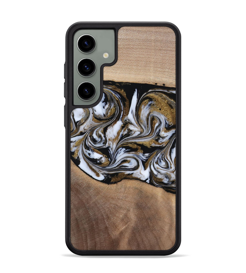 Galaxy S24 Plus Wood Phone Case - Dante (Black & White, 819042)