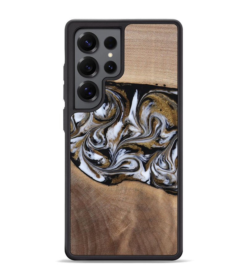 Galaxy S25 Ultra Wood Phone Case - Dante (Black & White, 819042)