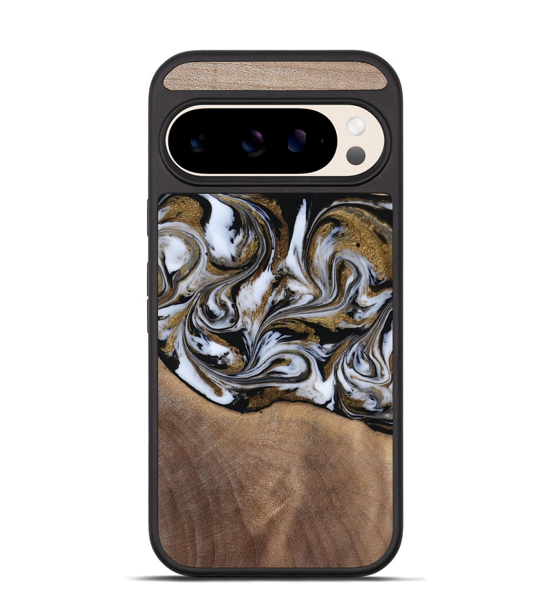 Pixel 10 Pro Wood Phone Case - Dante (Black & White, 819042)