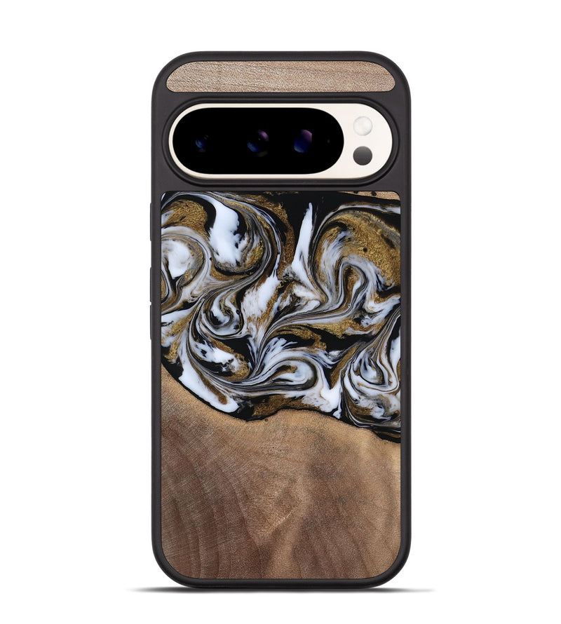 Pixel 9 Pro Wood Phone Case - Dante (Black & White, 819042)