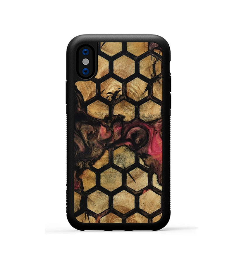 iPhone Xs Wood Phone Case - Ayden (Pattern, 819045)