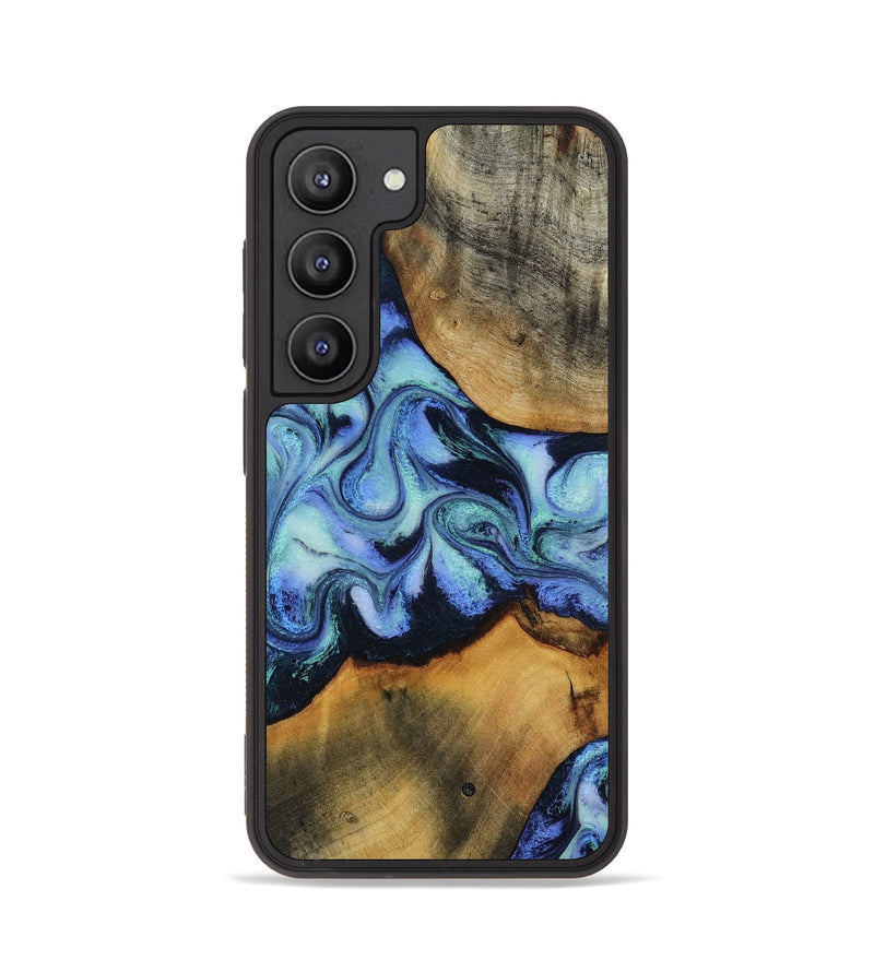 Galaxy S23 Wood Phone Case - Jasiel (Blue, 819051)