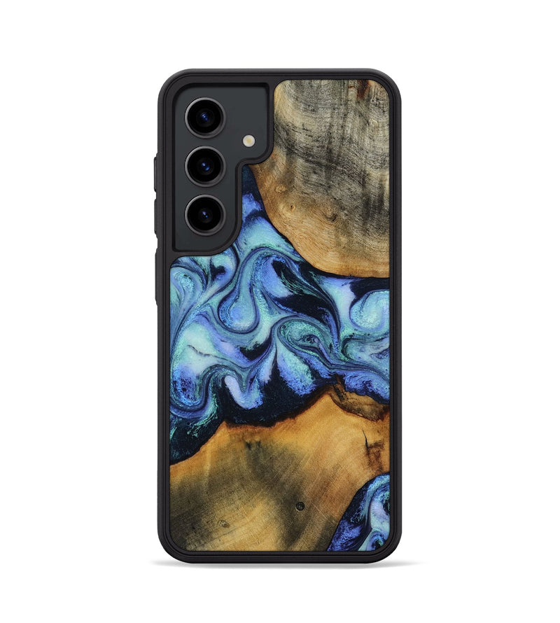 Galaxy S24 Wood Phone Case - Jasiel (Blue, 819051)