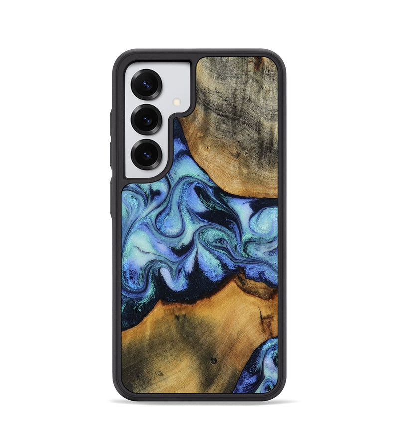 Galaxy S25 Wood Phone Case - Jasiel (Blue, 819051)