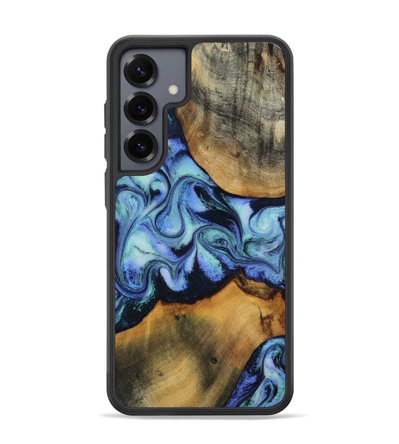 Galaxy S25 Plus Wood Phone Case - Jasiel (Blue, 819051)