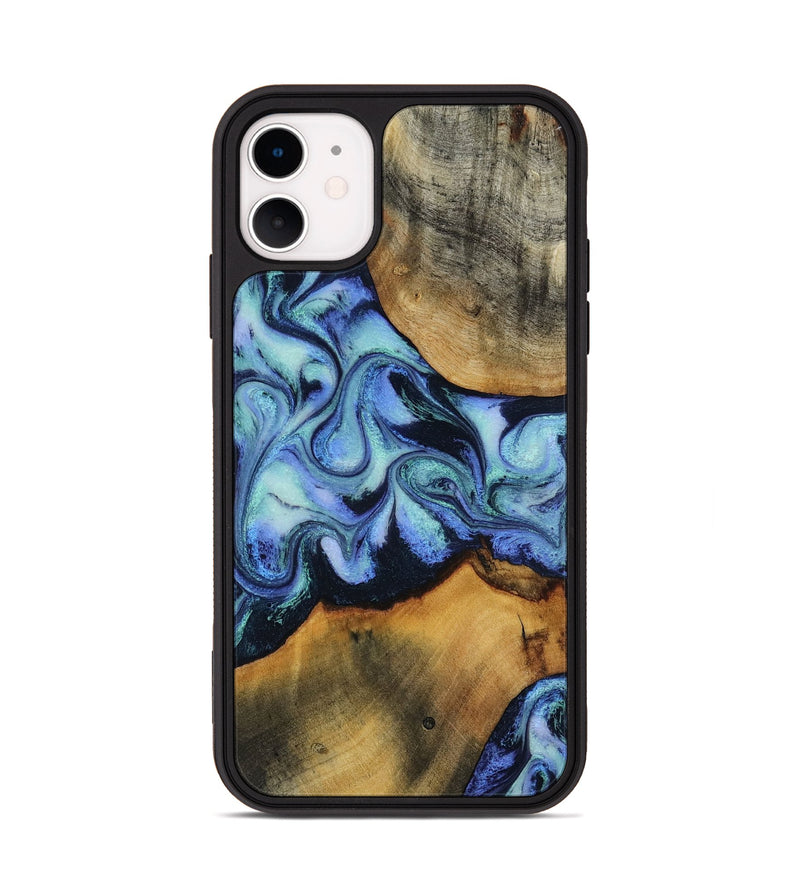 iPhone 11 Wood Phone Case - Jasiel (Blue, 819051)