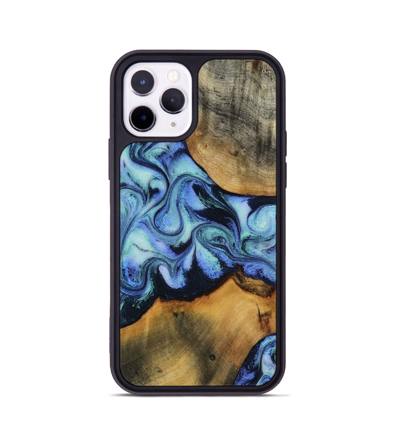iPhone 11 Pro Wood Phone Case - Jasiel (Blue, 819051)
