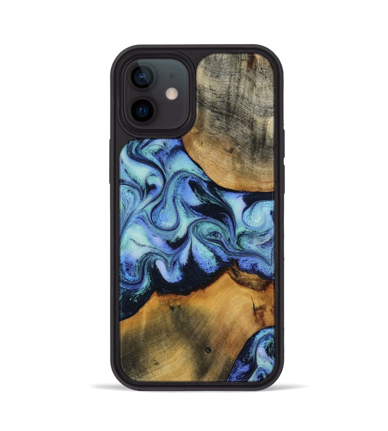 iPhone 12 Wood Phone Case - Jasiel (Blue, 819051)