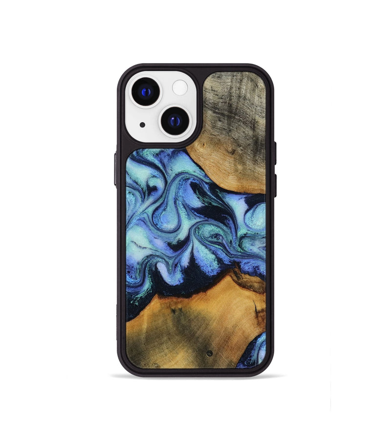 iPhone 13 mini Wood Phone Case - Jasiel (Blue, 819051)