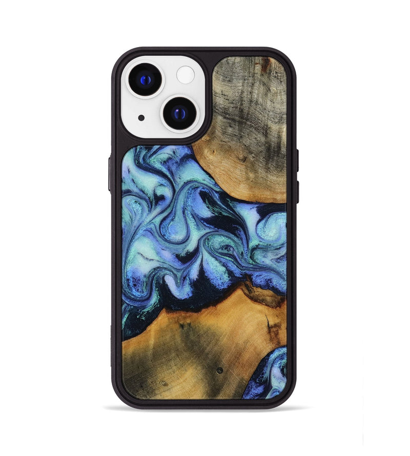 iPhone 13 Wood Phone Case - Jasiel (Blue, 819051)