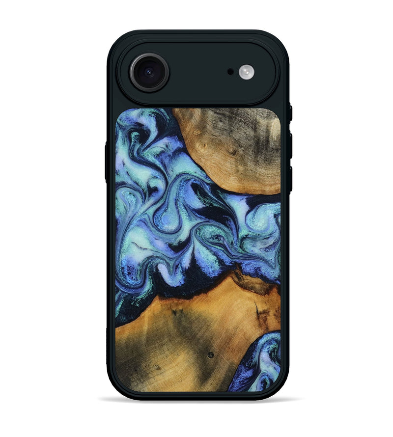 iPhone 17 Air Wood Phone Case - Jasiel (Blue, 819051)