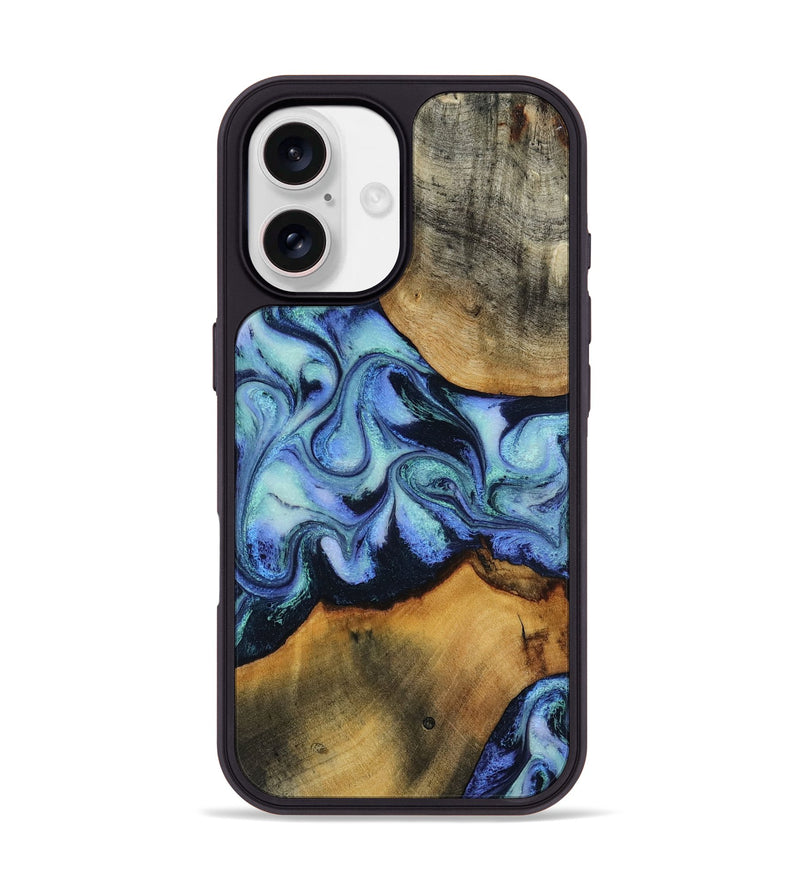 iPhone 17 Wood Phone Case - Jasiel (Blue, 819051)