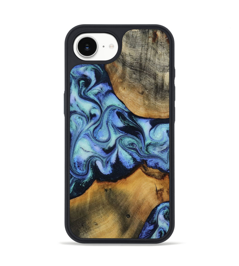 iPhone 17e Wood Phone Case - Jasiel (Blue, 819051)