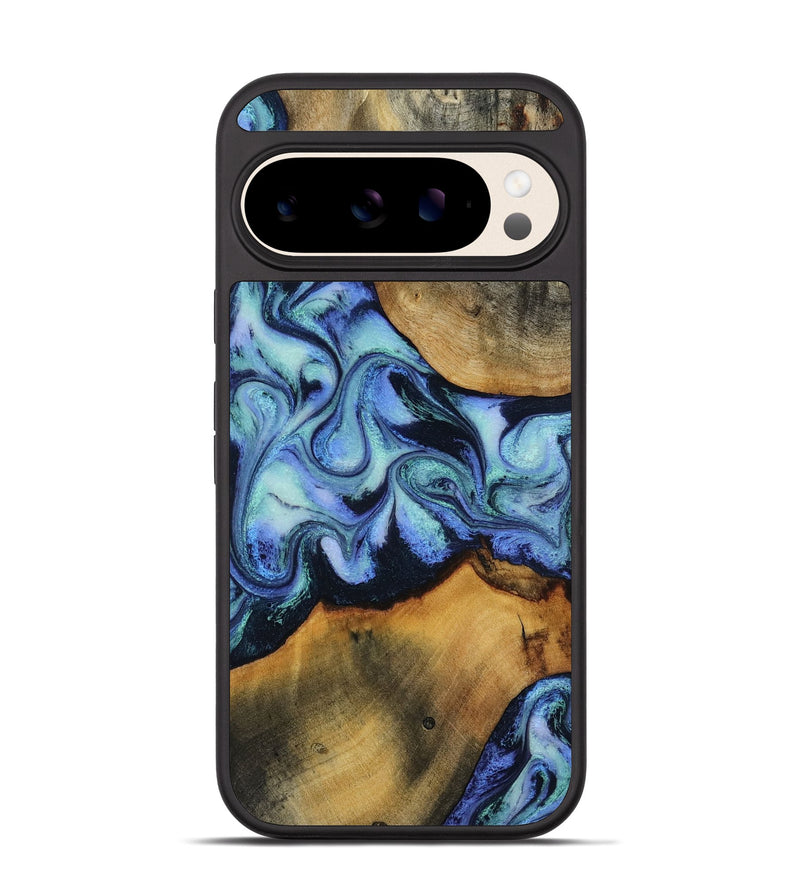 Pixel 10 Pro Wood Phone Case - Jasiel (Blue, 819051)