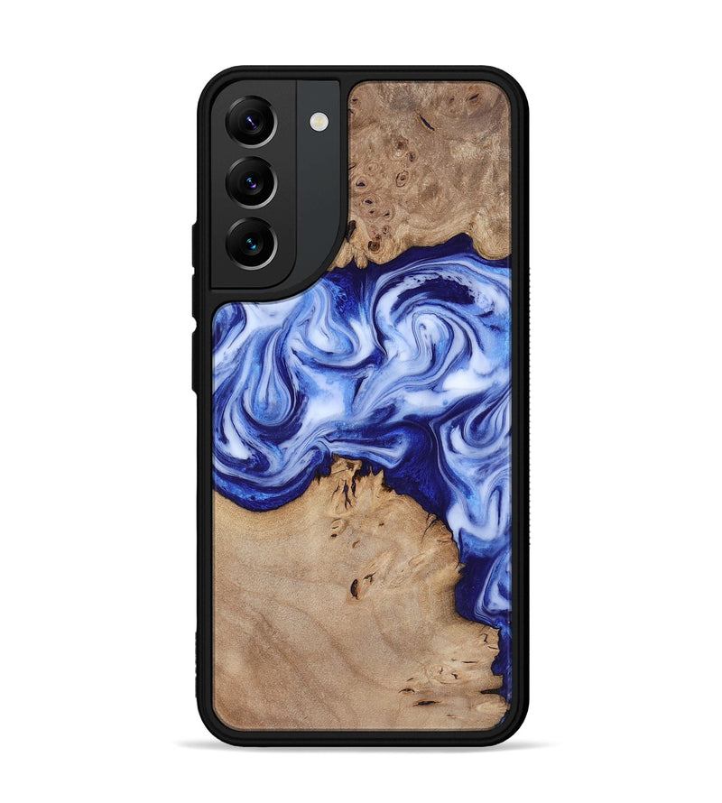 Galaxy S22 Plus Wood Phone Case - Jamiya (Blue, 819055)