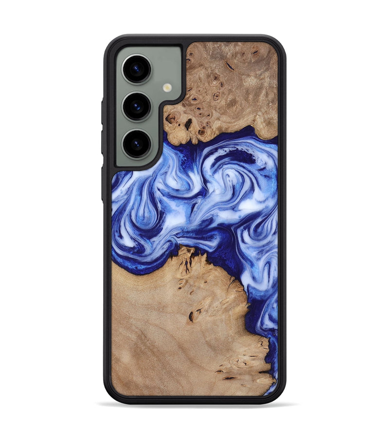 Galaxy S24 Plus Wood Phone Case - Jamiya (Blue, 819055)