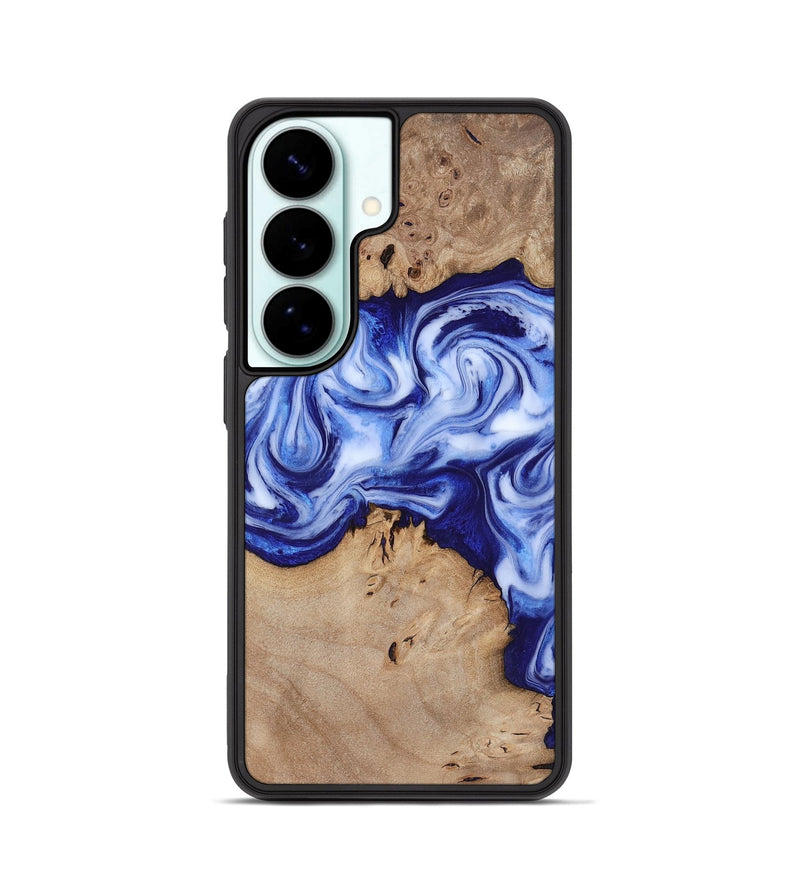 Galaxy S26 Wood Phone Case - Jamiya (Blue, 819055)