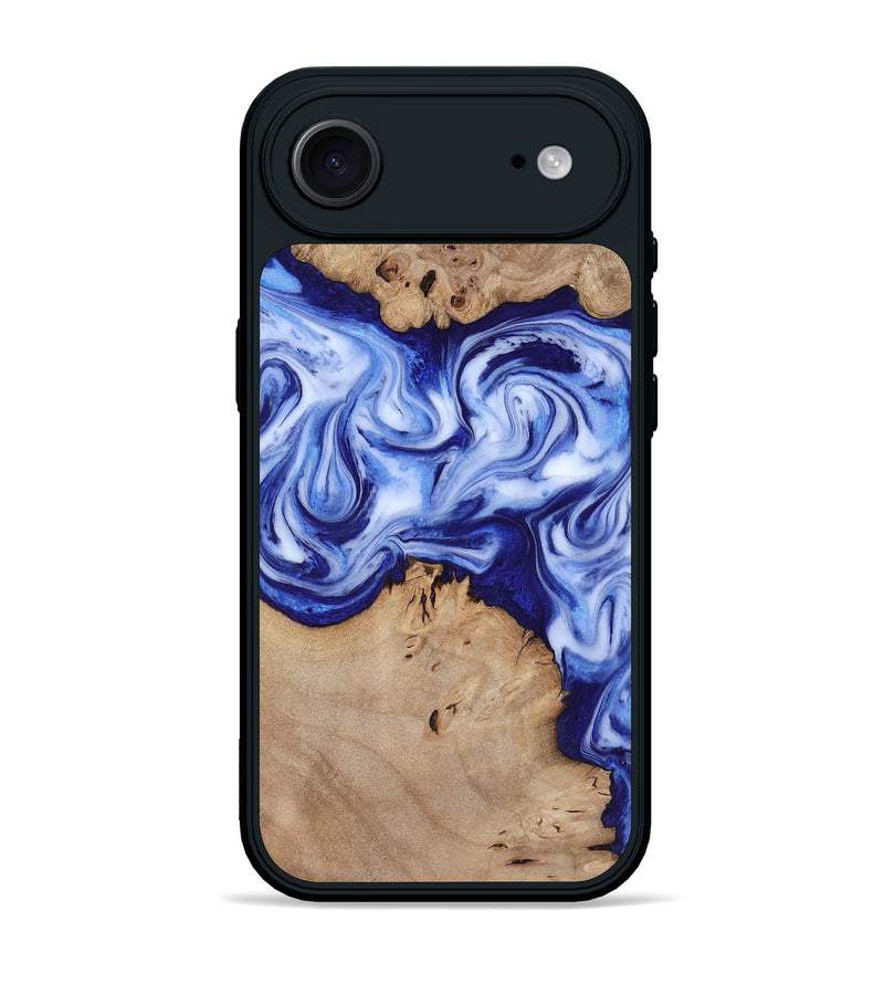 iPhone 17 Air Wood Phone Case - Jamiya (Blue, 819055)
