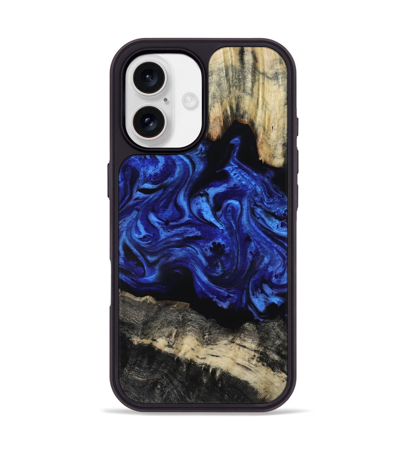 iPhone 17 Wood Phone Case - Alex (Blue, 819057)