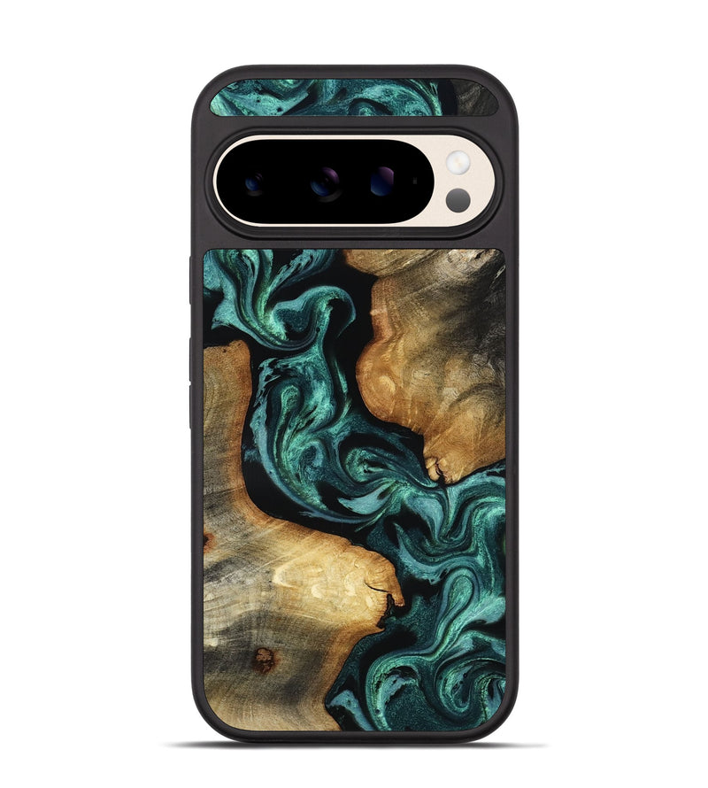 Pixel 10 Wood Phone Case - Zhuri (Green, 819058)