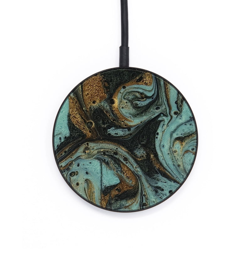 Circle ResinArt Wireless Charger - Haskell (Green, 819059)